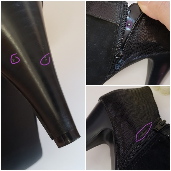 Alfani Shirlee Suede Ankle Boots Black Size 9.5M - Picture 8 of 8